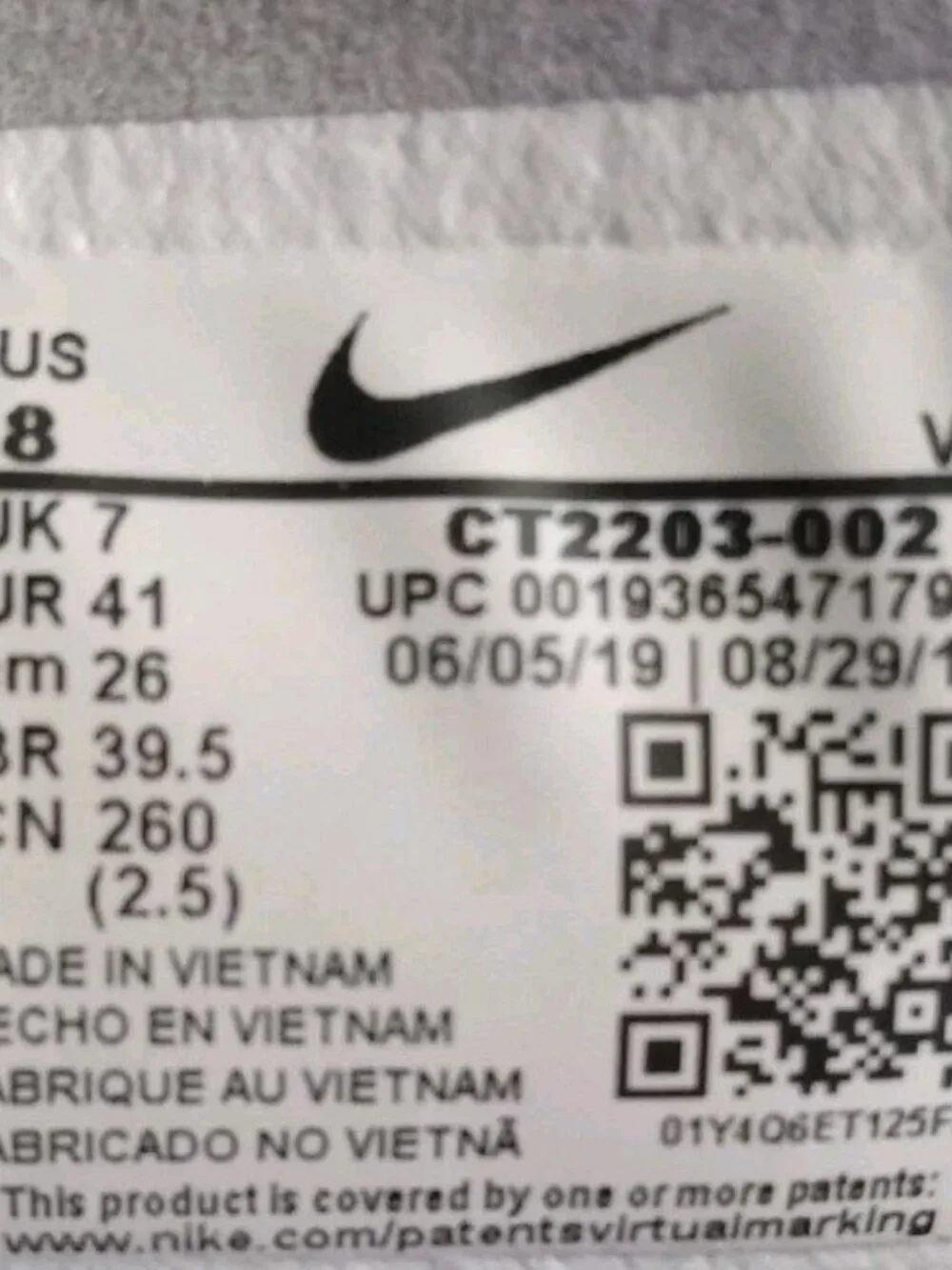 Nike Air Max 270, Gray, Men's Size 8-